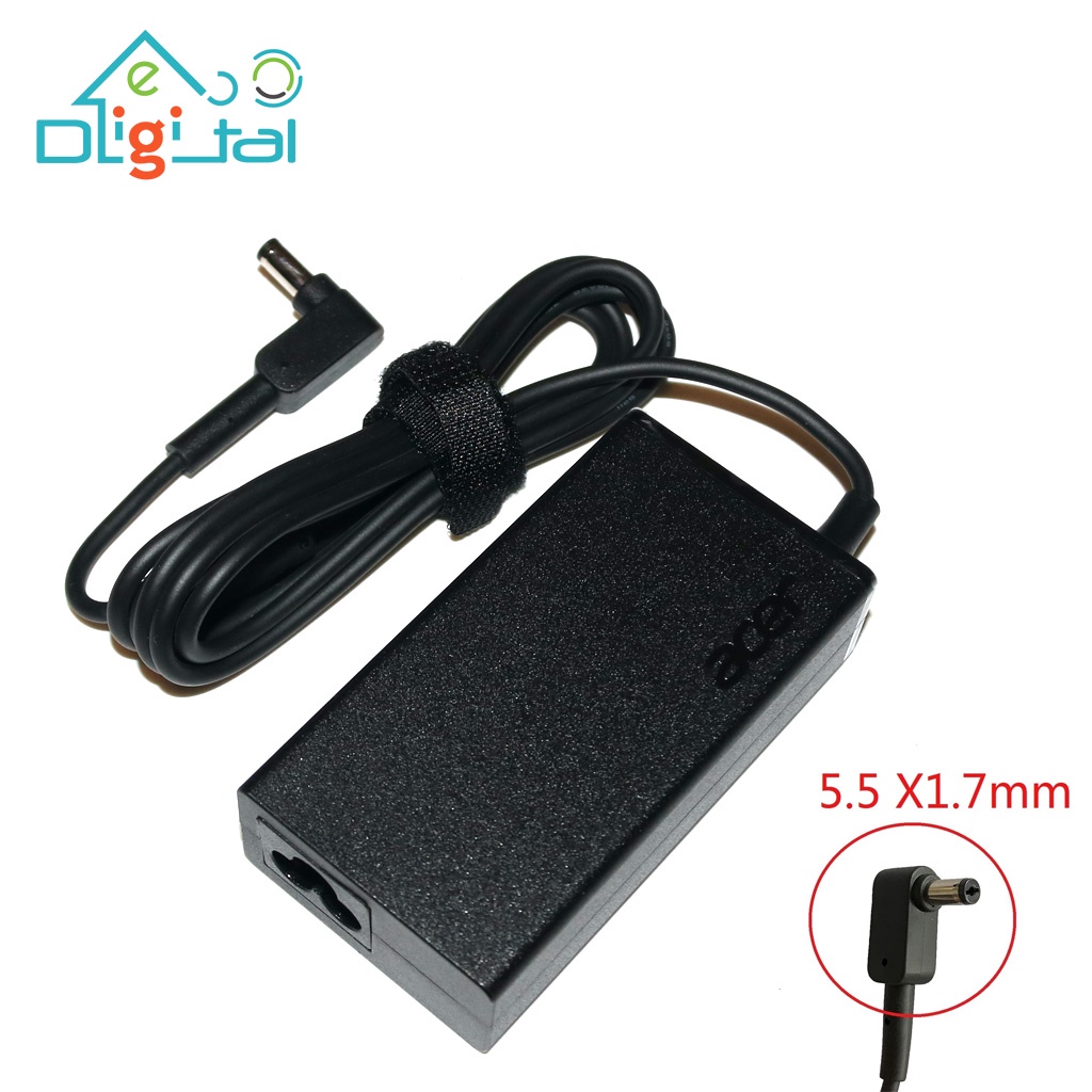 Original Laptop Charger Acer 65W 19V 3 42A 5 5mm 1 7mm A11 065N1A AC