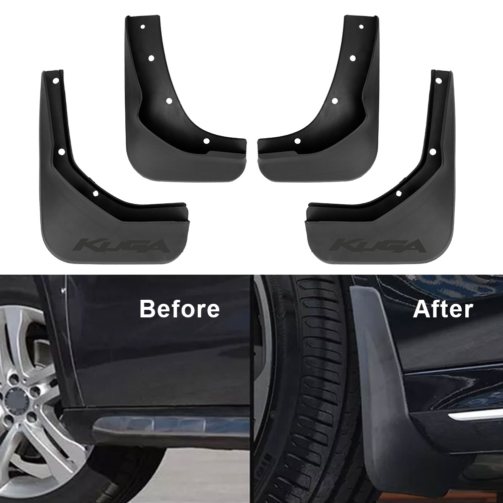 Mudguards Fender Abs Pcs Set For Ford Kuga Escape Splash