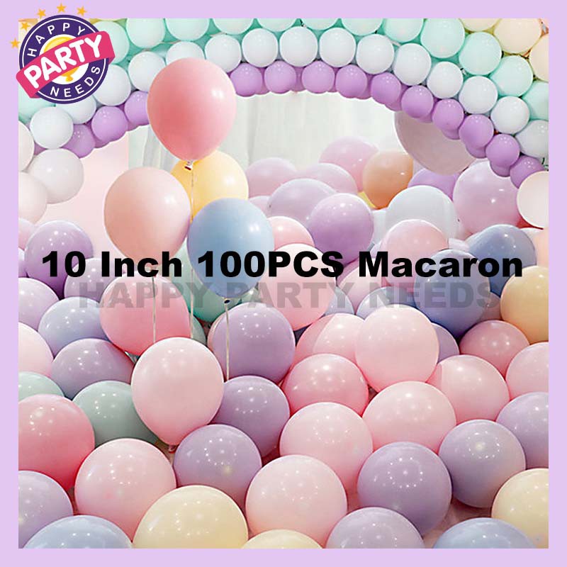 Inches Pcs Pastel Macaron Latex Balloons Birthday Party Wedding