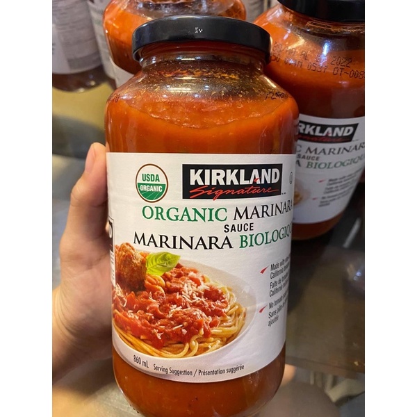 860ml Kirkland Organic Marinara Sauce Shopee Philippines