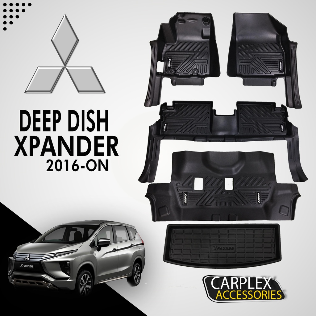 Carplex Mitusbishi Xpander 2016 2021 5D Deep Dish And Trunk Tray Car