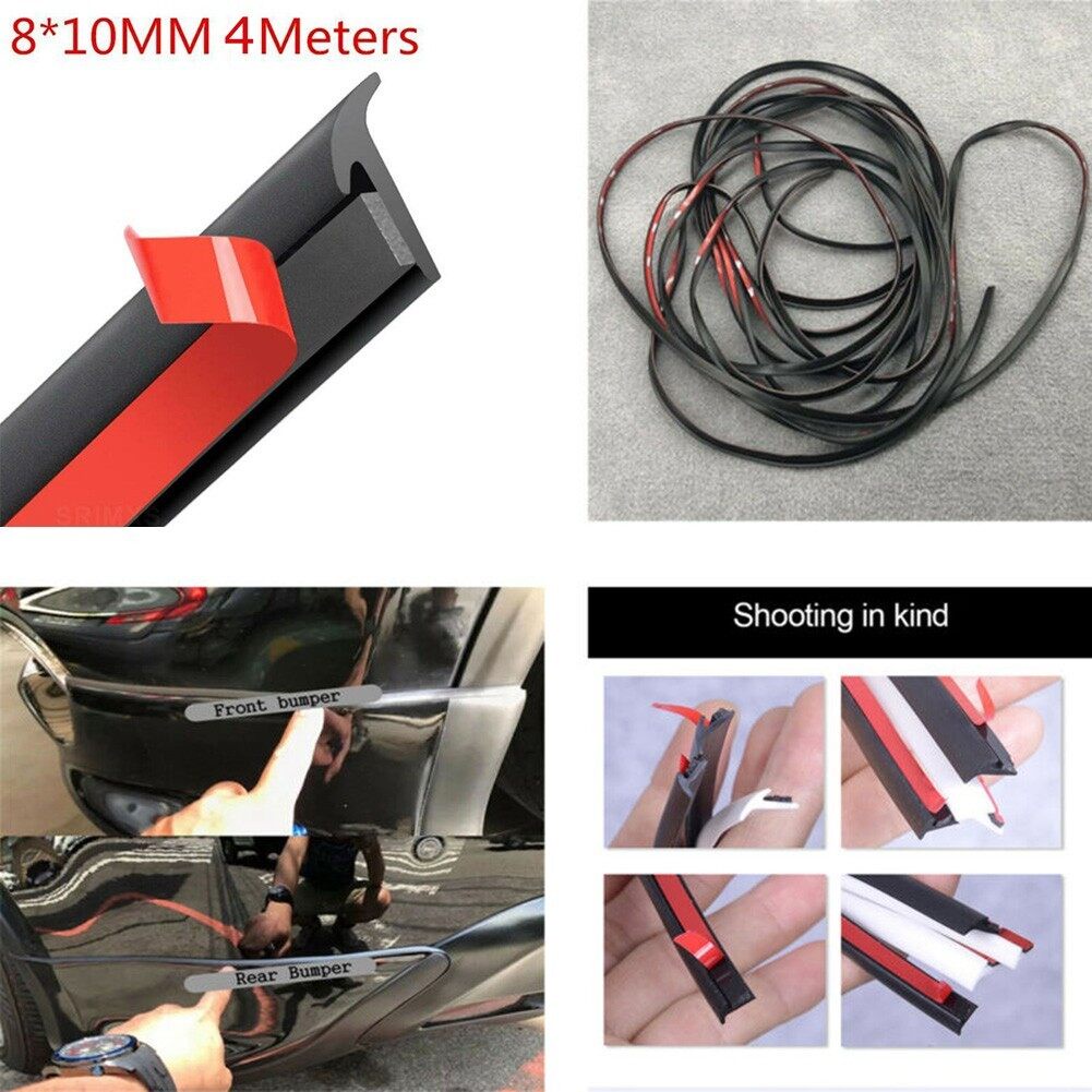 4M T Shape Rubber Car Door Seal Strip Hood Trunk Edge Weatherstrip