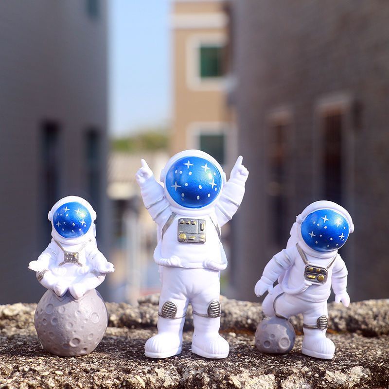 Pcs Nordic Astronaut Figurines Resin Sculpture Modern Home Decor