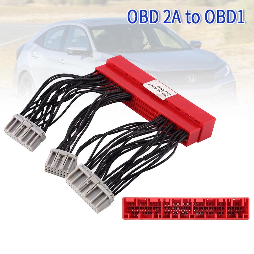 Obd A To Obd Ecu Jumper Conversion Harness Adaptor Wiring Car Harness