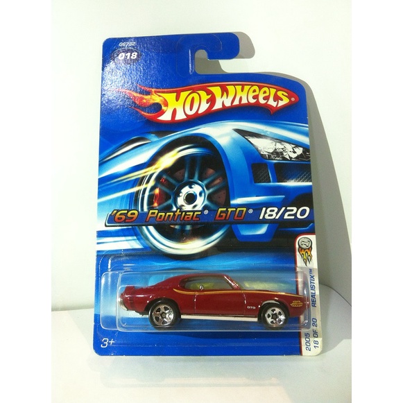 Hot Wheels First Editions Realistix Pontiac Gto Red