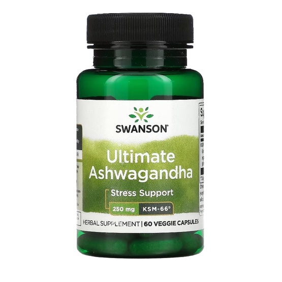 ORIGINAL Swanson Full Spectrum Ashwagandha 450 Mg 100 Capsules