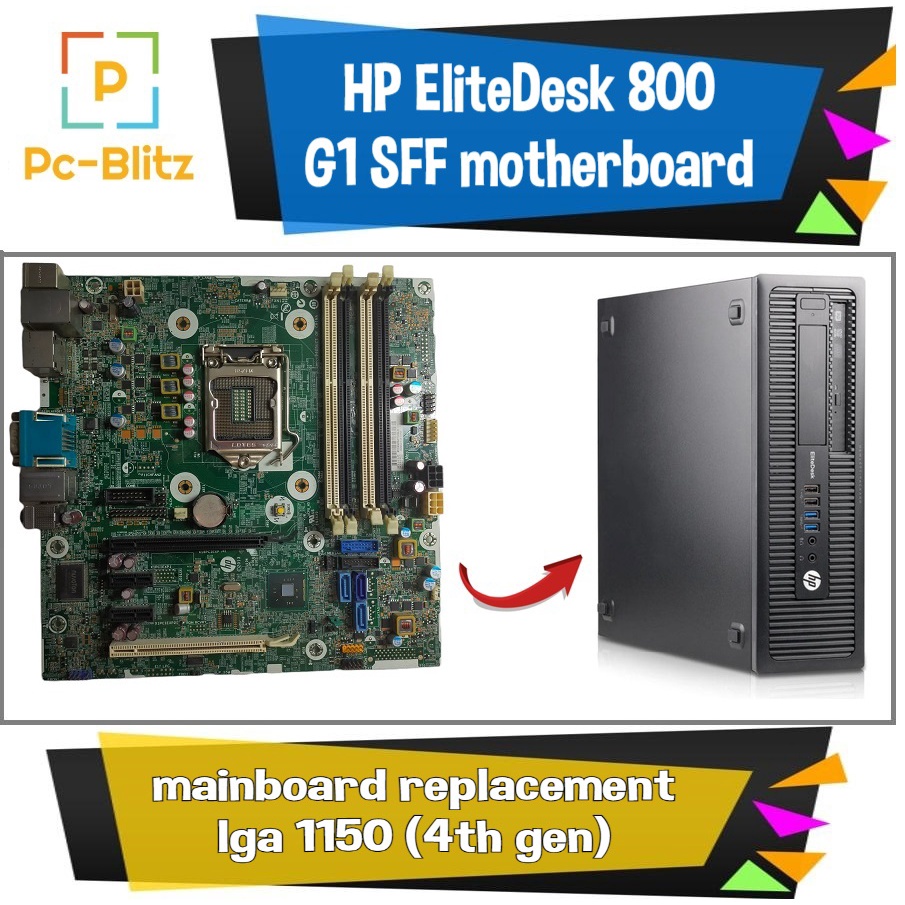 HP EliteDesk 800 G1 SFF LGA 1150 4th Gen Motherboard Replacement