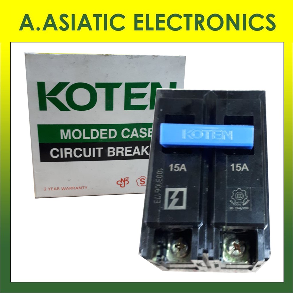 Koten Molded Case Circuit Breaker P Amps Shopee Philippines