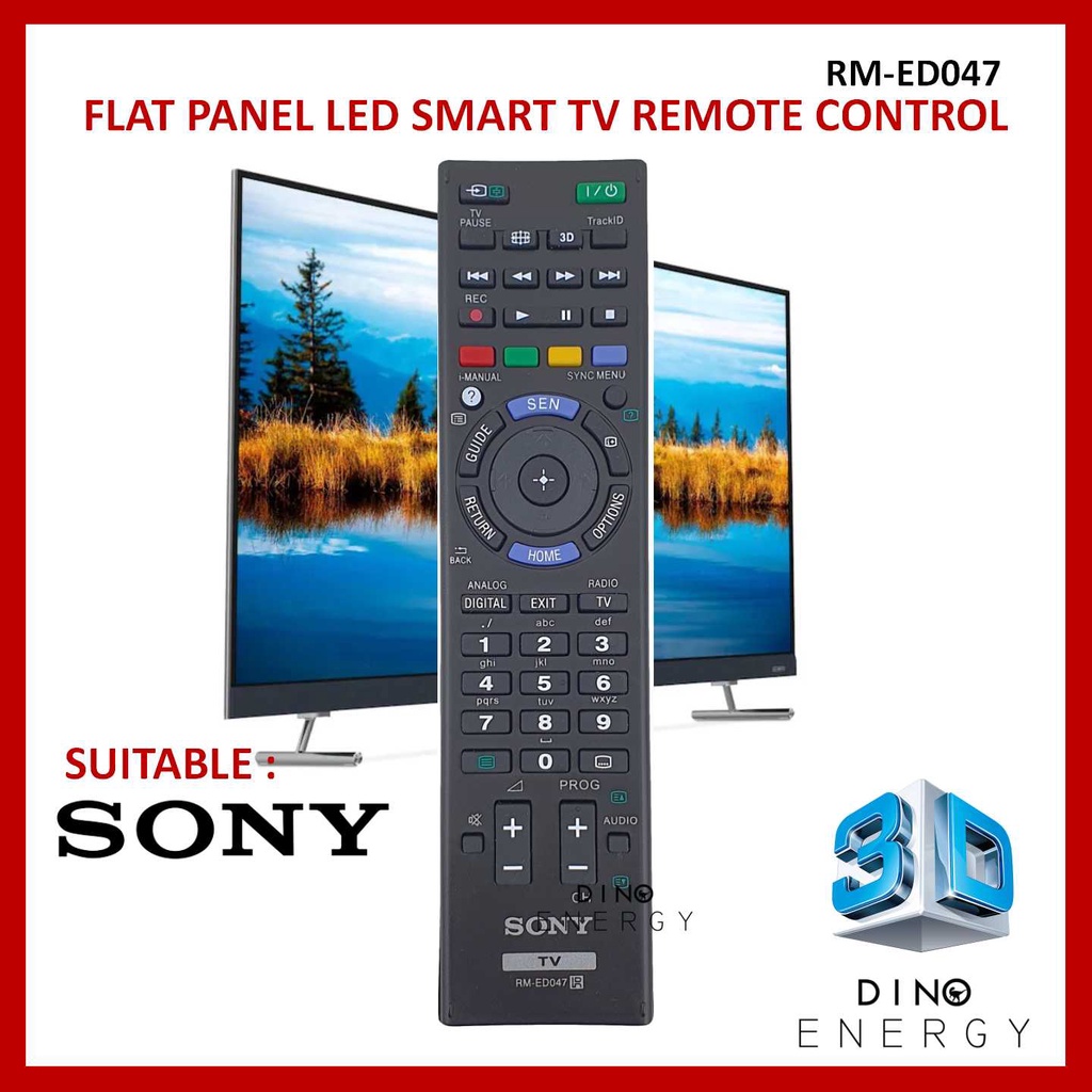 SONY Replacement SONY Remote Control FOR Flat Panel LED LCD 3D Smart TV