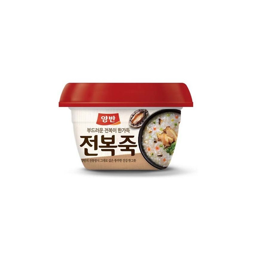 Dongwon Korea Rice Porridge Series 5 Flavors Abalone Vegetables Tuna