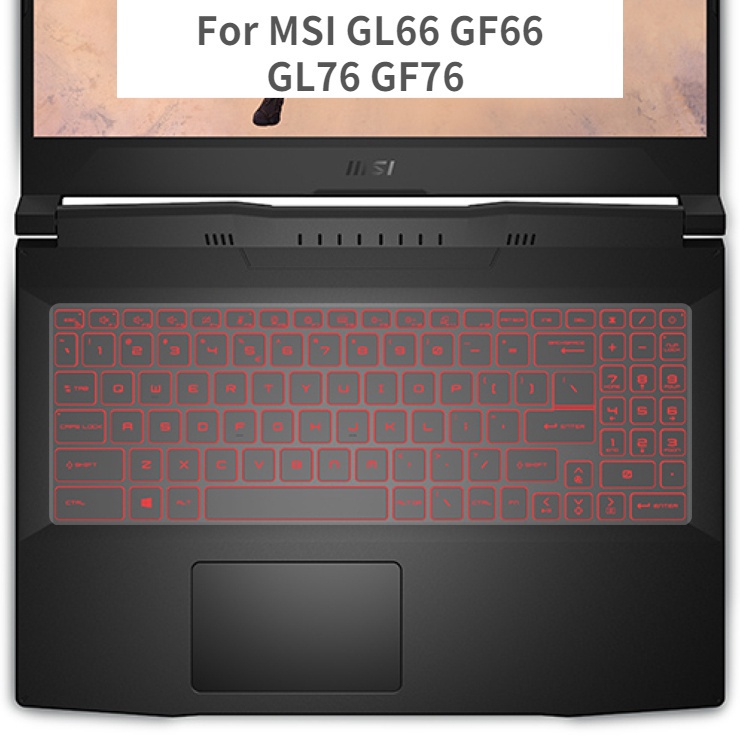 Keyboard Cover For MSI GL76 17 3 GI66 GF66 15 6 Inch Katana GF76 Sword