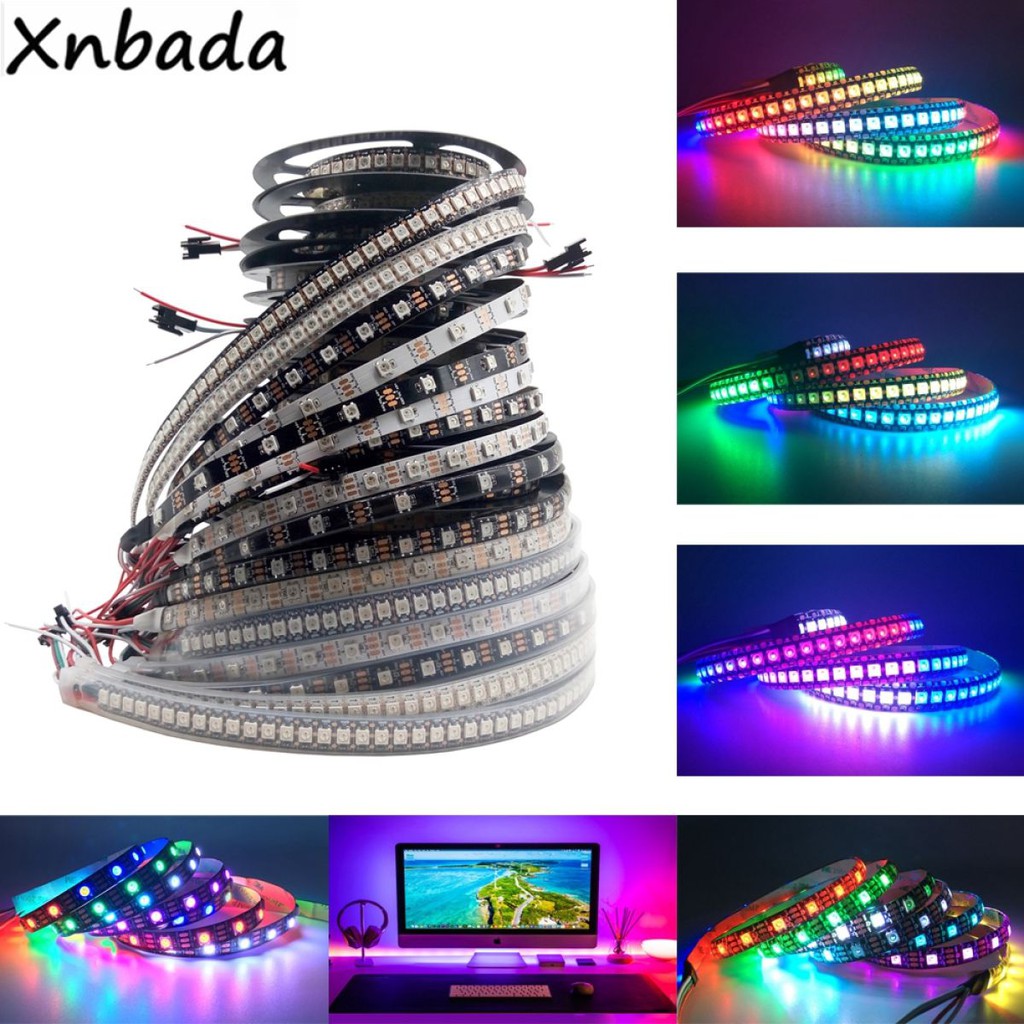 1m 74 96 144Leds M 5m 30 60Leds M WS2812B WS2812 Led Strip Individually