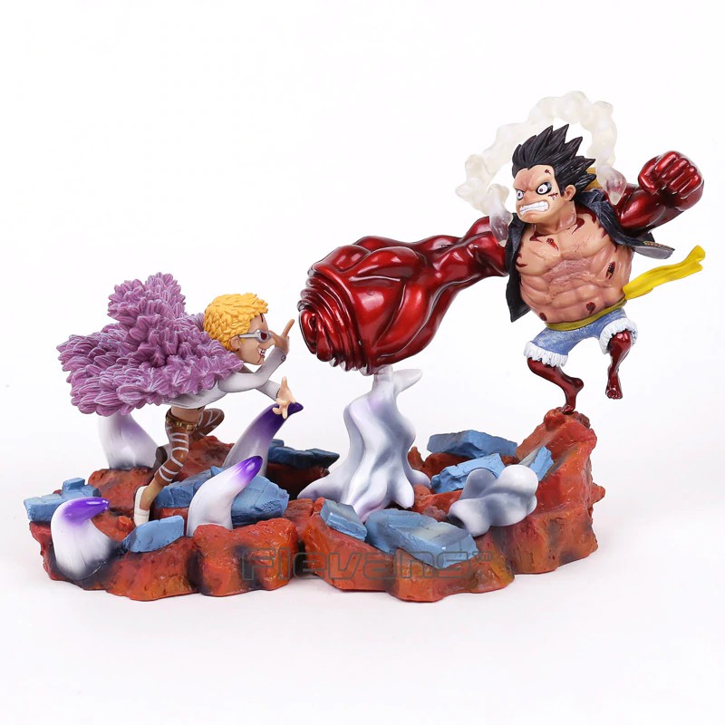 One Piece Luffy VS Doflamingo Showdown Dressrosa Arc Fourth Gear Action