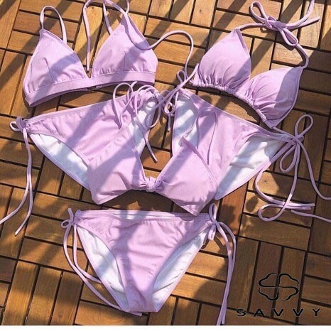 Savvy Piece Triangle Bikini Sexy Swimsuit Bikini Super Respectful