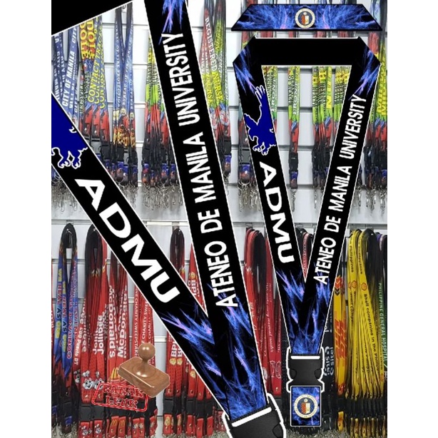 ADMU ATENEO DE MANILA UNIVERSITY BLUE EAGLE ID LACE LANYARD