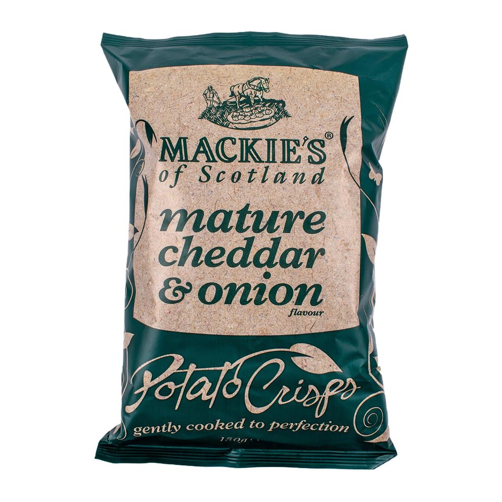 MACKIE S MATURE CHEDDAR ONION CRISPS G Shopee Philippines