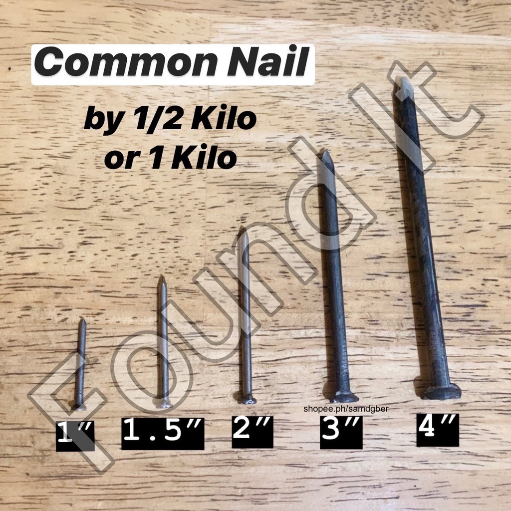 Found It Common Nail Pako Per Kilo Or Kilo Shopee Philippines