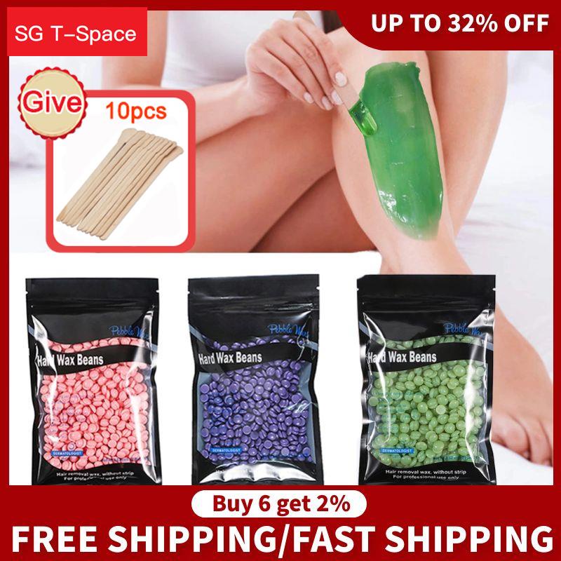 100g Pack Wax Beans Depilatory Hot Film Wax Pellet Bikini Face Arm Legs