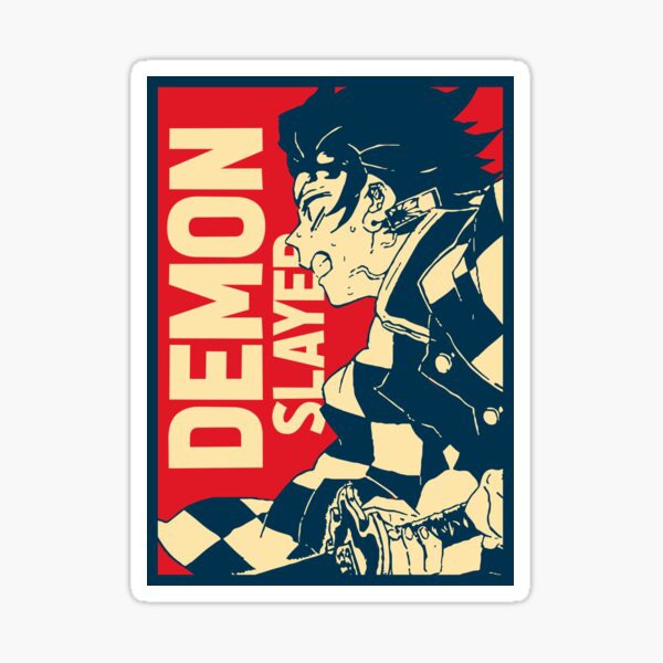 Anime Stickers Demon Slayer Anime Sticker Collection Laminated