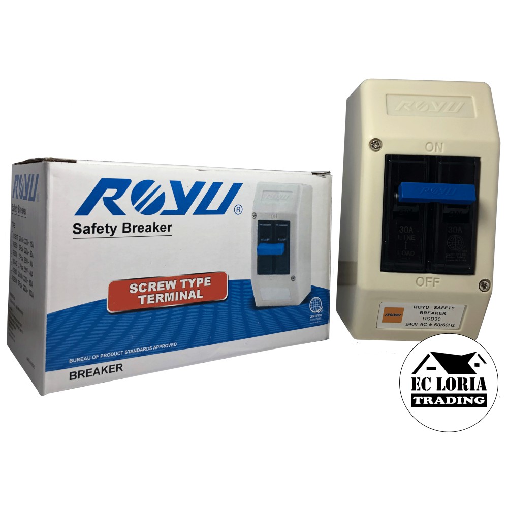 Royu Safety Circuit Breaker Bolt On Shopee Philippines