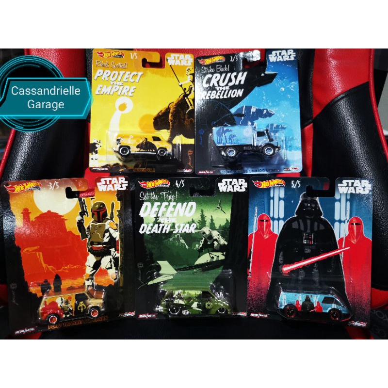 HOT Wheels Premium Pop Culture Star Wars Collector Edition Set
