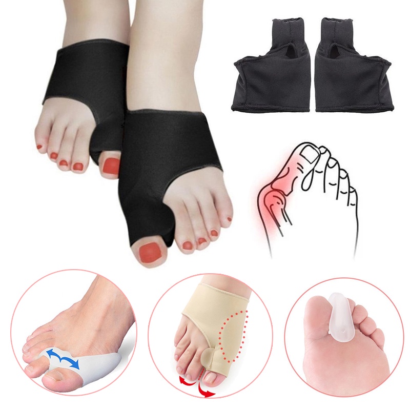 Pair Bunion Splint Big Toe Straightener Corrector Foot Pain Relief