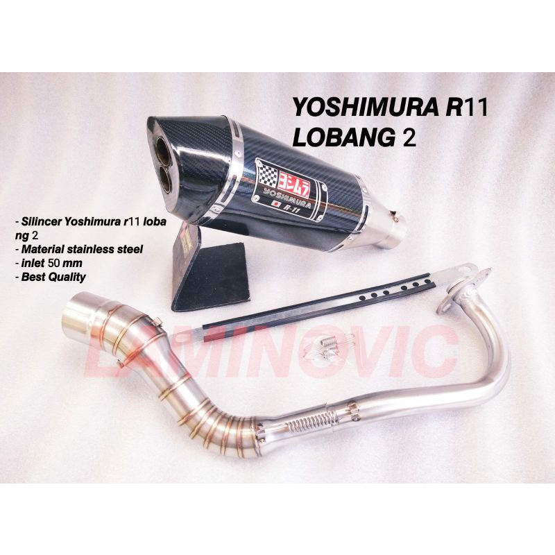 Exhaust Nmax Yoshimura R Aerox Pcx Adv Lexi Click Beat Griller Genio