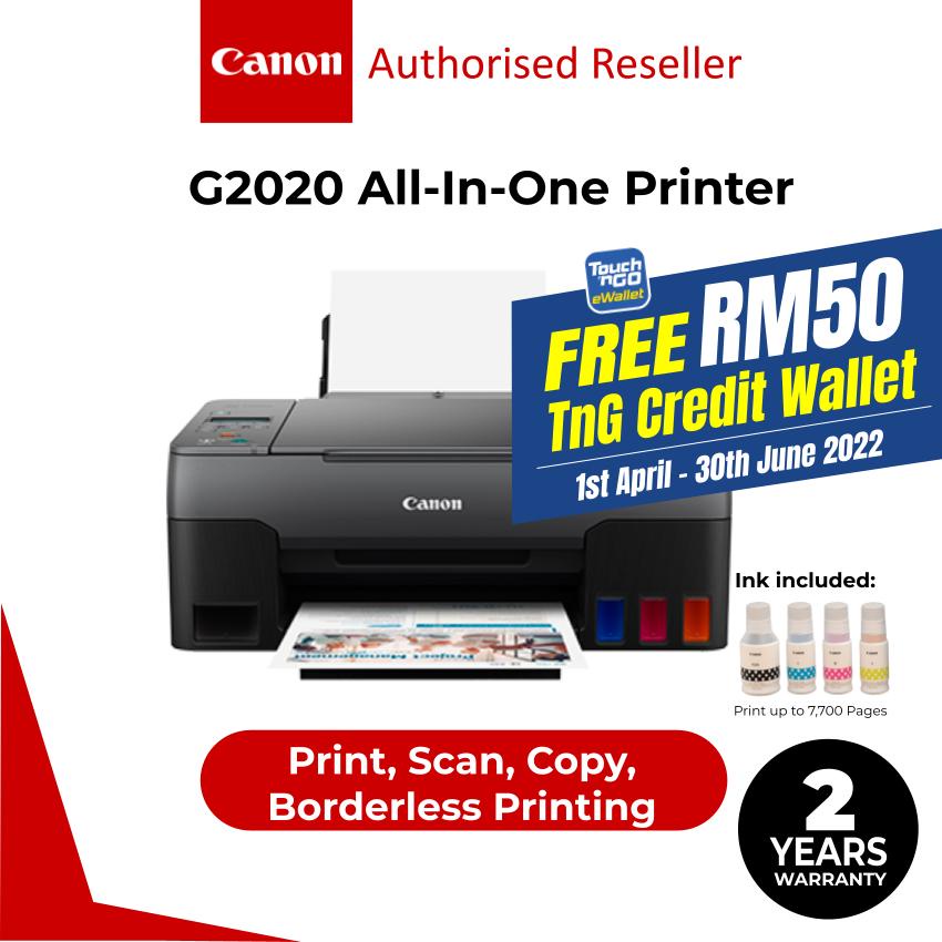 Canon Pixma G Easy Refillable Ink Tank All In One Printer Print