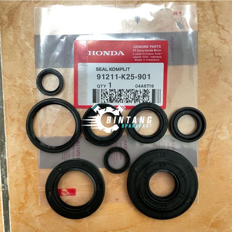 Honda Beat FI Complete Seal CVT Seal Oil Complete Kit Honda Beat FI