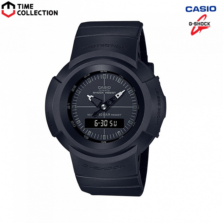 Casio G Shock Aw Bb Edr Digital Analog Rubber Strap Watch For Men