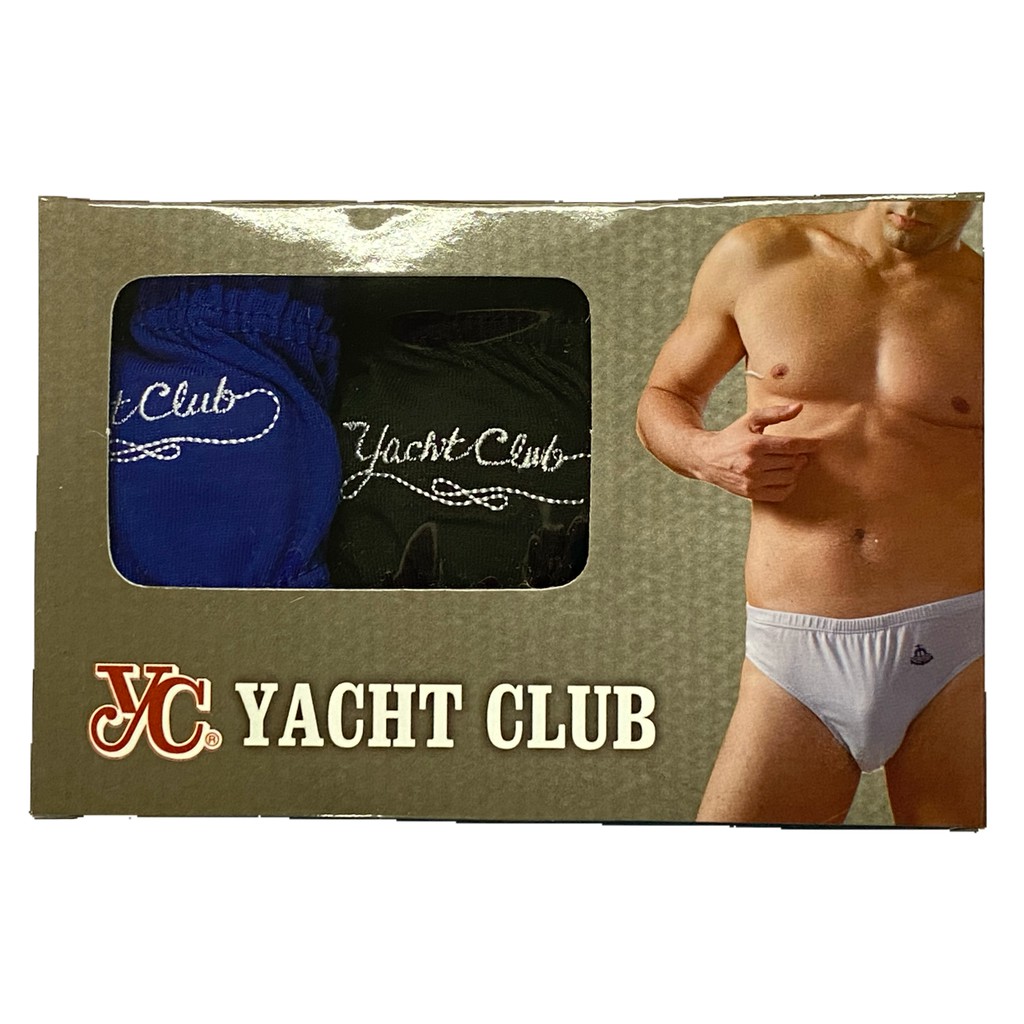 YC YACHT CLUB 302 Men S Cotton Bikini Brief With Embroidery Shopee