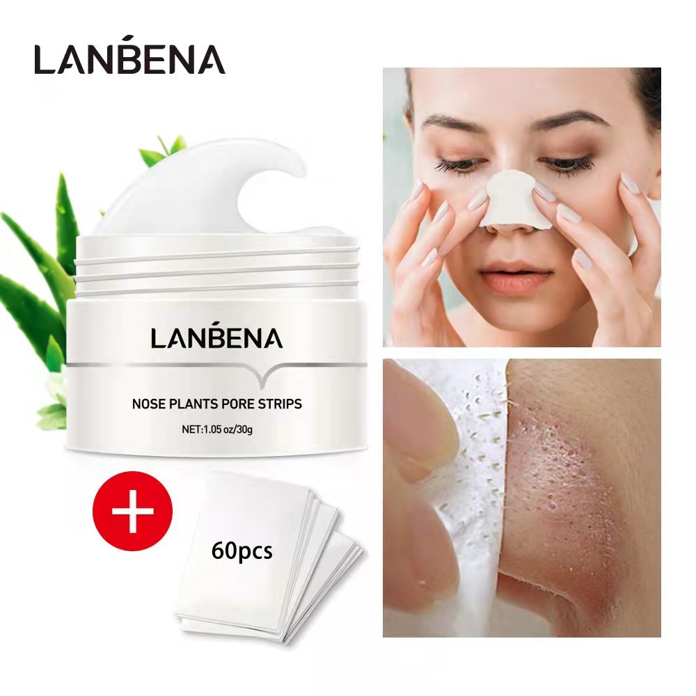 LANBENA Blackhead Remover Nose Strips Mask Pore Strip Black Mask