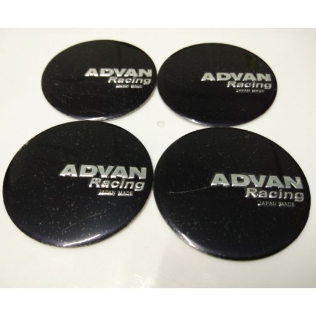 4pcsx45mm Advan Racing Center Rim Cap Car Emblem Sticker Shopee