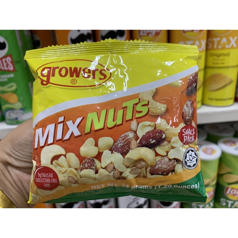 GROWERS Mix Nuts Cashew Roasted Nuts 80g Shopee Philippines