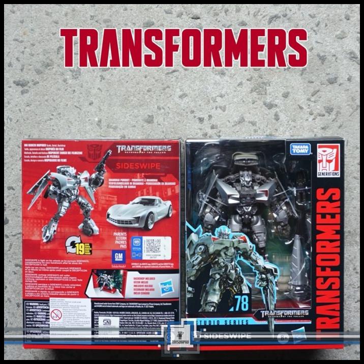 Transformers Studio Series Sideswipe Rotf 78 Deluxe Class Shopee