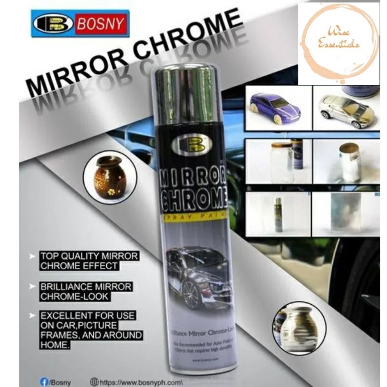 BOSNY Mirror Chrome Spray Paint Shopee Philippines