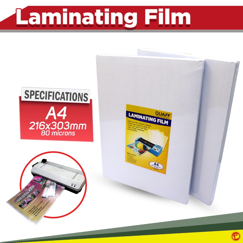 Quaff Short A Long Laminating Film Micron Hot Sheets