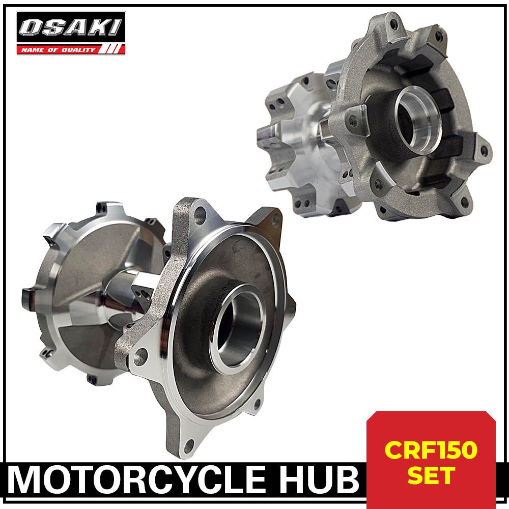 Crf Osaki Mirror Chrome Hub Hub Set Front Hub Rear Hub