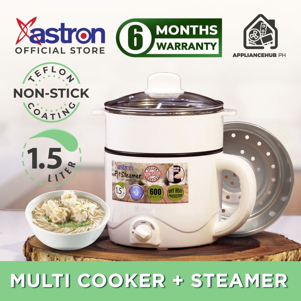 Astron Pot Steamer And Multi Cooker White L W Electric