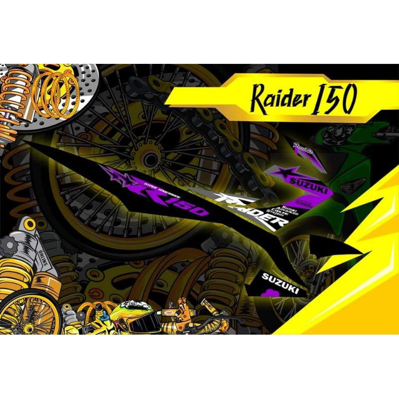 Raider 150 Reborn Decals STAR EDITION Shopee Philippines