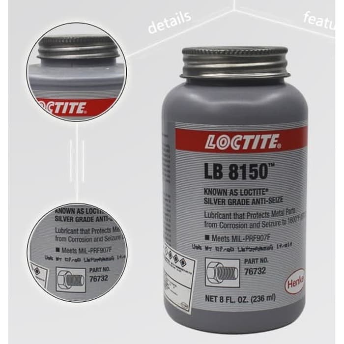 Loctite Lb Silver Grade Anti Seize Ml Shopee Philippines