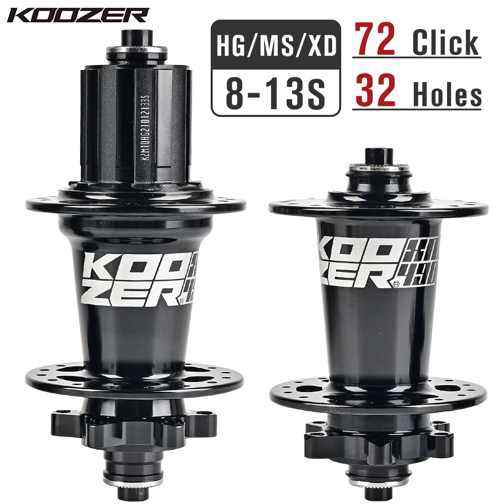 Koozer XM490 PRO Hub 4 Bearing MTB Mountain Bike Hub Front Rear 32 Hole