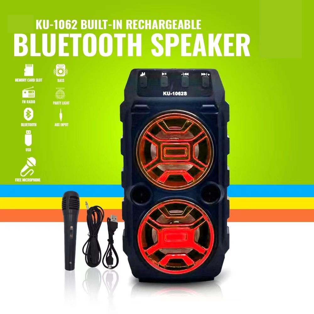 GDPLUS KUKU K 1062 3inch Dual Speaker Portable Karaoke Bluetooth