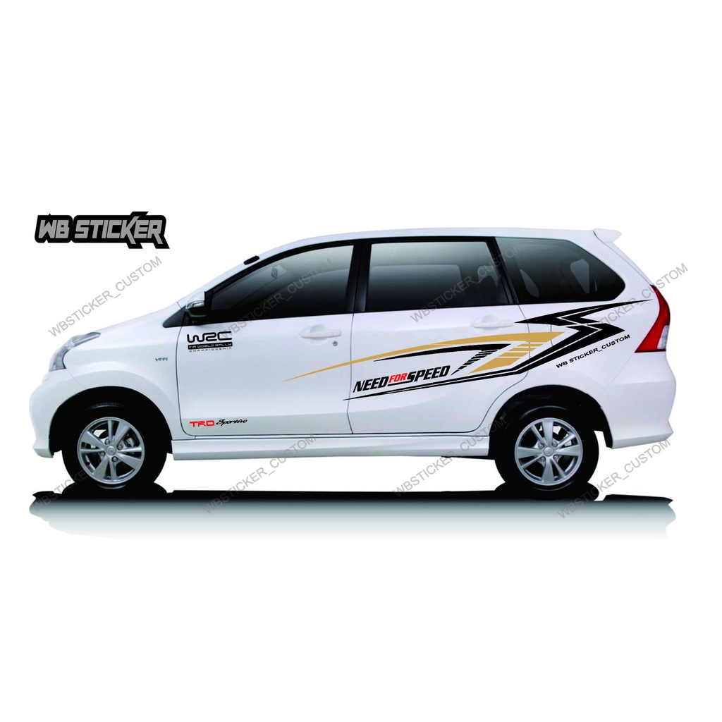 Cutting Sticker Car Sticker Car Cutting Lis Variation Side Body Decal