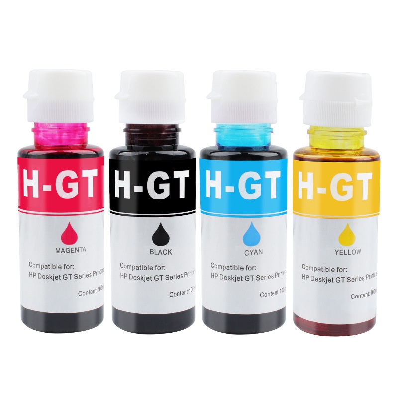 HP GT51 GT52 Ink Set Compatible For HP DeskJet GT5810 GT5820 GT5811