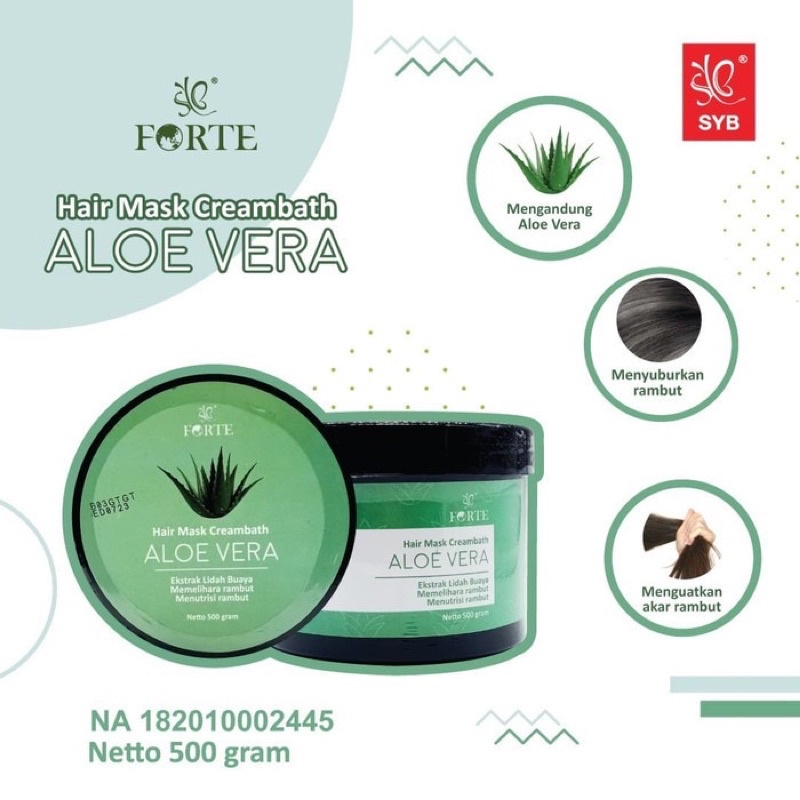 Hair MASK ALOE VERA HAIR MASK CREAMBATH Already BPOM BY SYB Shopee