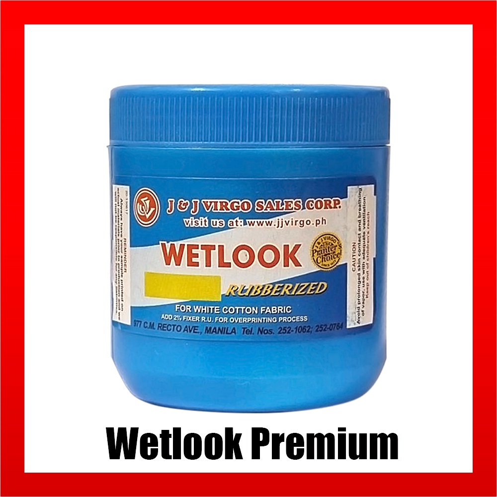 J J Virgo Sales Corp Wetlook Premium Rubberized Textile Ink Base