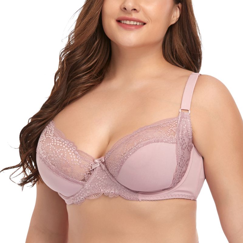 PARIFAIRY Lace Bra Plus Size Sexy Lingerie Women Bra With Wire Bra 38D