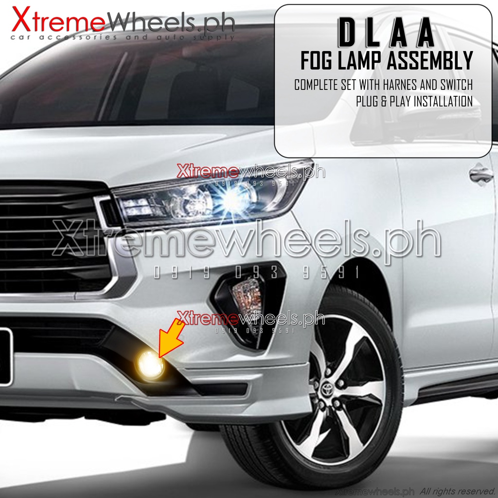 Toyota Innova Dlaa Mos Warranty Fog Light Assembly