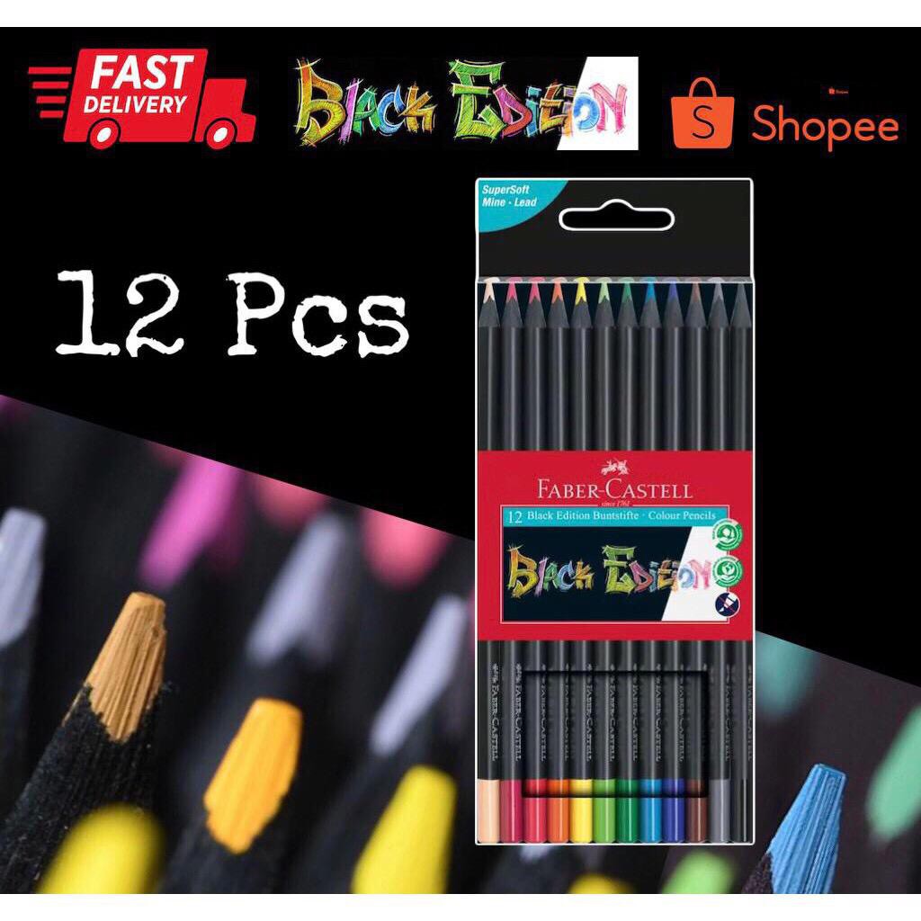 Faber Castell Black Edition Super Soft Colored Pencils Pcs Box